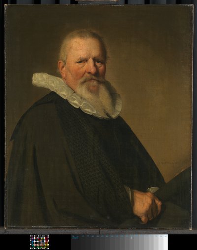 Pieter Jacobsz Schout (1570-1645), Mayor of Haarlem by Johannes Cornelisz. Verspronck